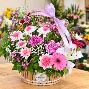 Blumenkorb „Romantischer Frühling“
